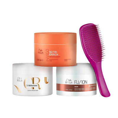 Kit Cronograma Capilar Wella & Tangle Teezer